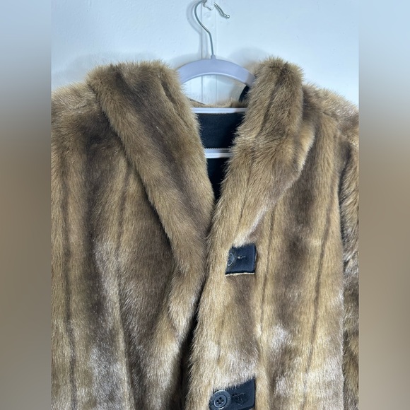 Vintage Faux Fur Coat reversible - Picture 5 of 16